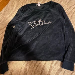 Victoria’s Secret velvet pjs pants size small top size xtra small